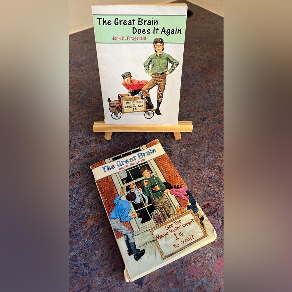 intage 2 Books The Great Brain & The Great Brain Does it Again Softcover